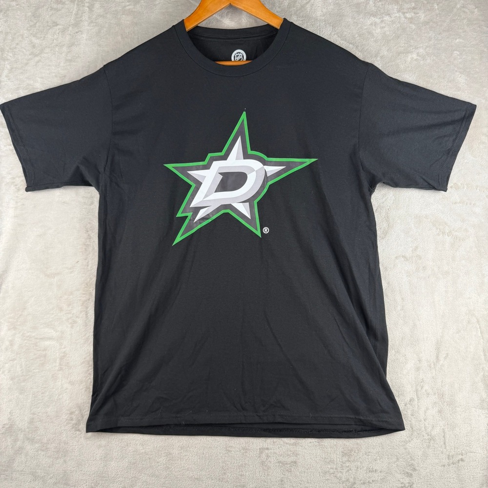 Blue 84 Dallas Stars NHL Graphic T-Shirt Mens Large Black Short Sleeve Hockey